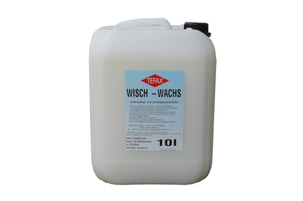 WISCH-WACHS Selbstglanzemulsion 10 Liter Kanister - Wachs, zum Auffrischen