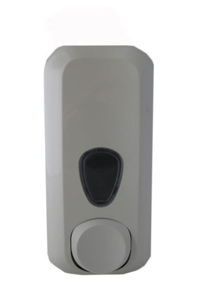 SP SEIFENCREME-SPENDER  500 ml, Kunststoff weiß, mit Sichtfenster, B=102 x H=216 x T=90 mm