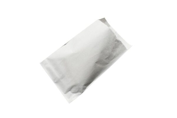 Papiertüten, Flachbeutel,  6  x 9 cm, weißes Kraftpapier 40 g/m², 100 Stück