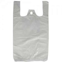 Hemdchentragetaschen weiß,  160 + 120 x 300 mm, 100 Stück